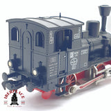 ♻️ 2da mano - DC Fleischmann 4000 Locomotora de vapor ANNA werk-lok Negra H0 escala 1:87