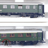 ♻️ 2da mano - DC 5x Roco vagones pasajeros DB clase 1-2 verde H0 escala 1:87