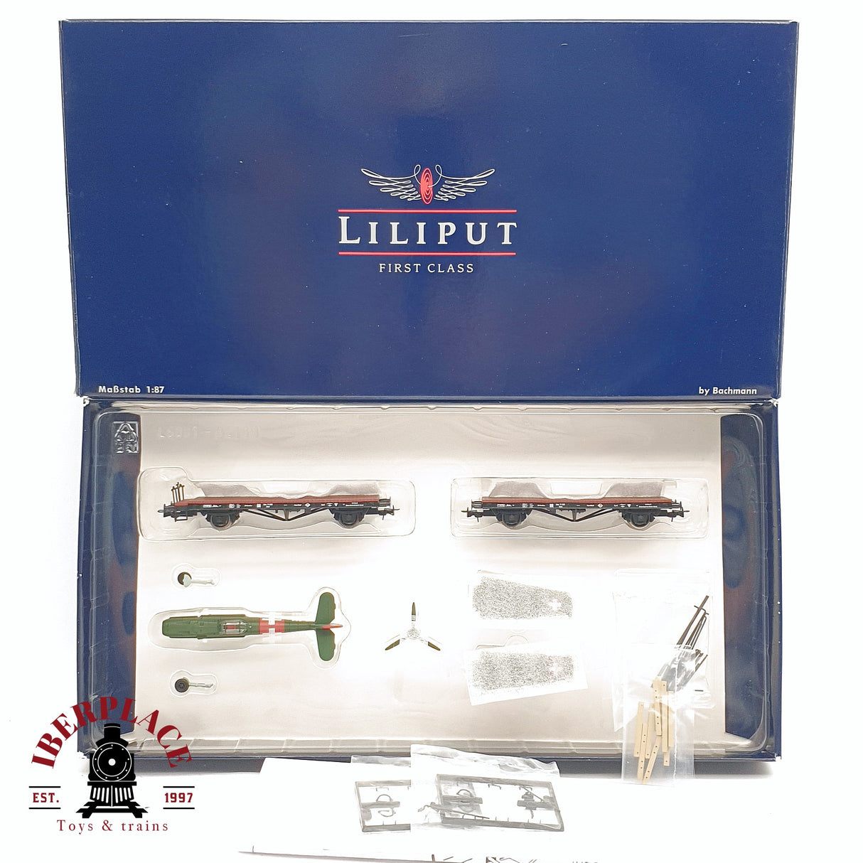 ♻️ 2da mano - DC Liliput L240044 set de vagones ME 109 Suizos Epoca 2 H0 escala 1:87