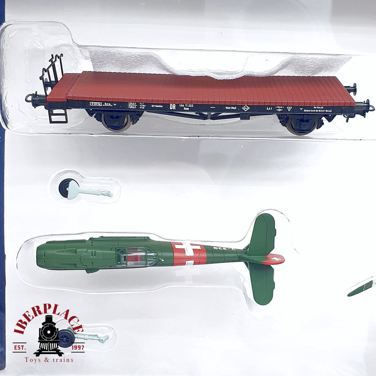 ♻️ 2da mano - DC Liliput L240044 set de vagones ME 109 Suizos Epoca 2 H0 escala 1:87