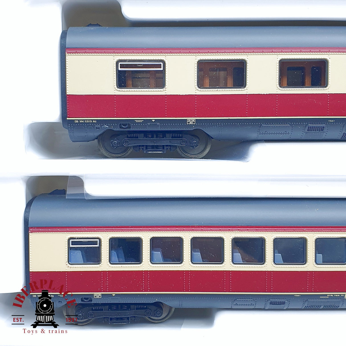 ♻️ 2da mano - DC Roco 43014 vagones complementarios del set TEE H0 escala 1:87