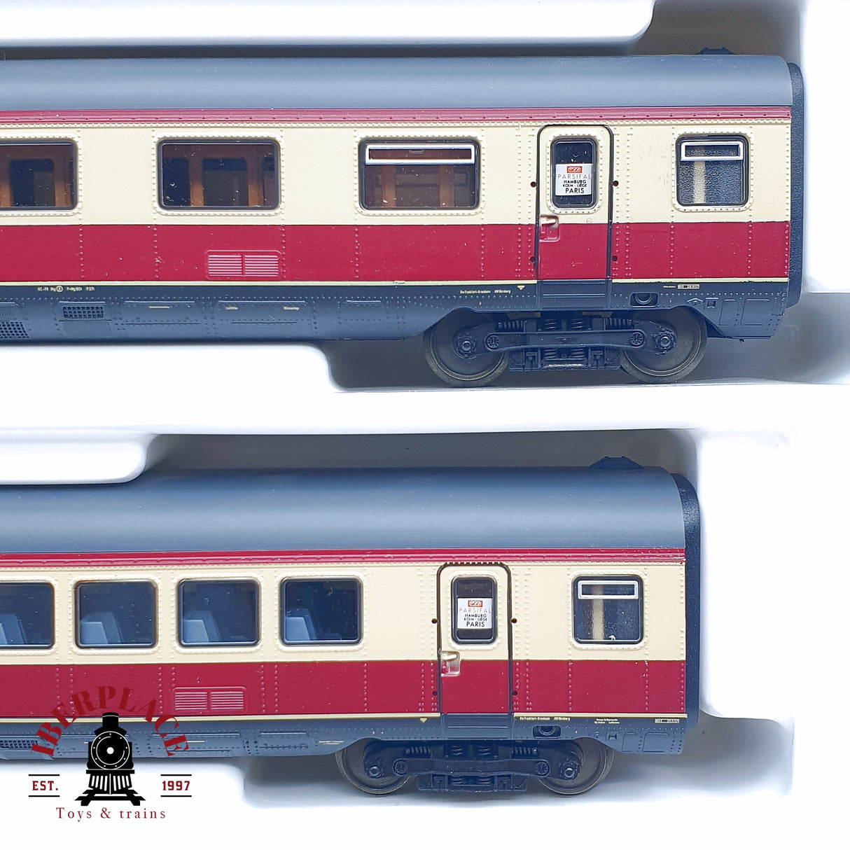 ♻️ 2da mano - DC Roco 43014 vagones complementarios del set TEE H0 escala 1:87