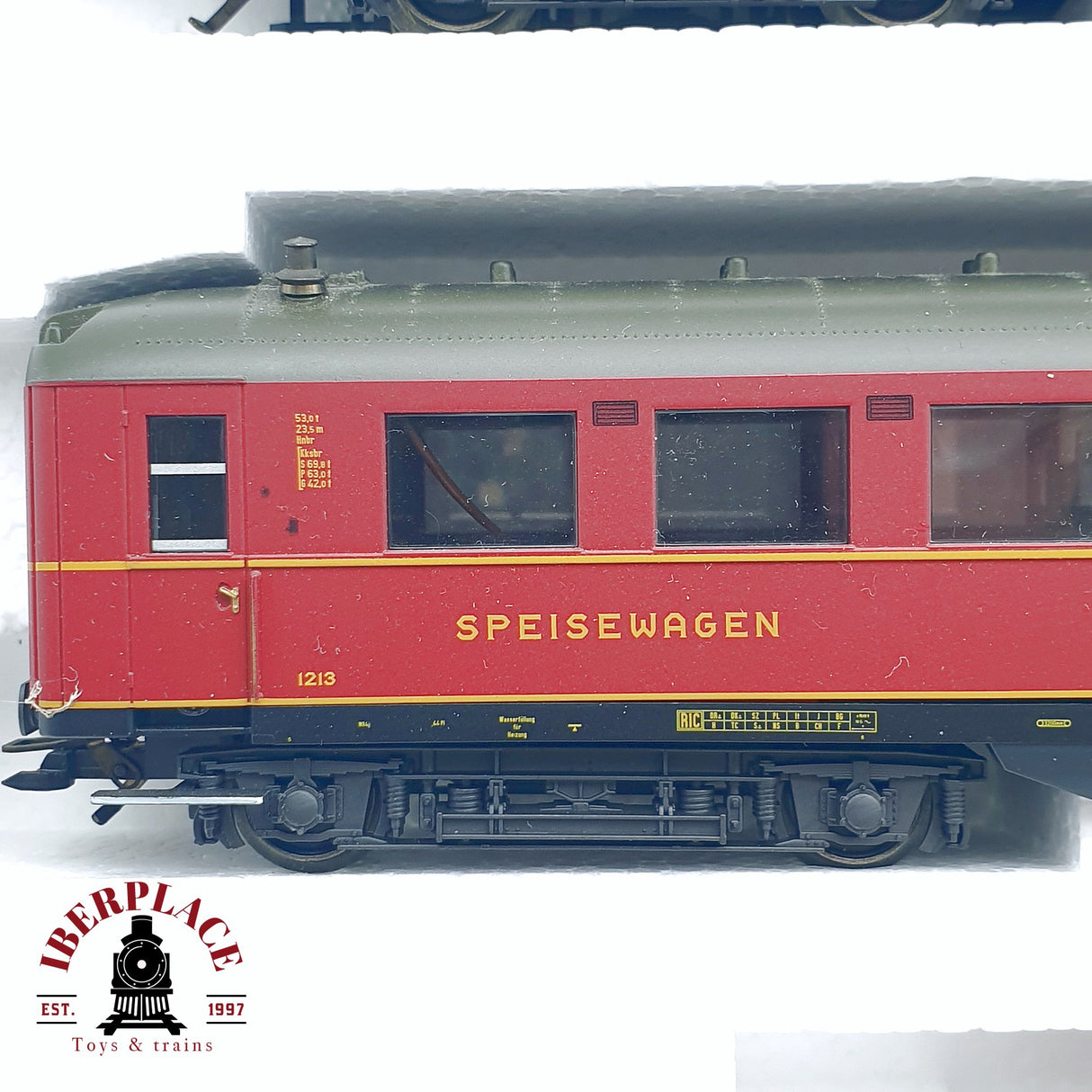 ♻️ 2da mano - Märklin 43258 Set de vagones de tren rápido Berlín-Hamburg Restaurante DR H0 escala 1:87