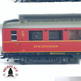♻️ 2da mano - Märklin 43258 Set de vagones de tren rápido Berlín-Hamburg Restaurante DR H0 escala 1:87