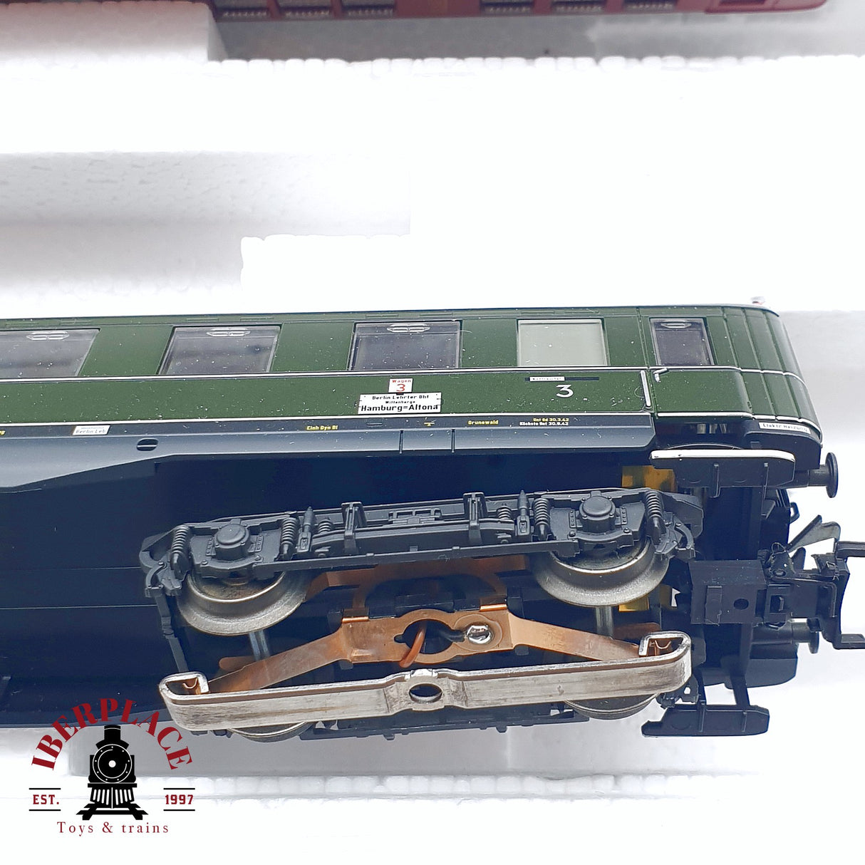 ♻️ 2da mano - Märklin 43258 Set de vagones de tren rápido Berlín-Hamburg Restaurante DR H0 escala 1:87