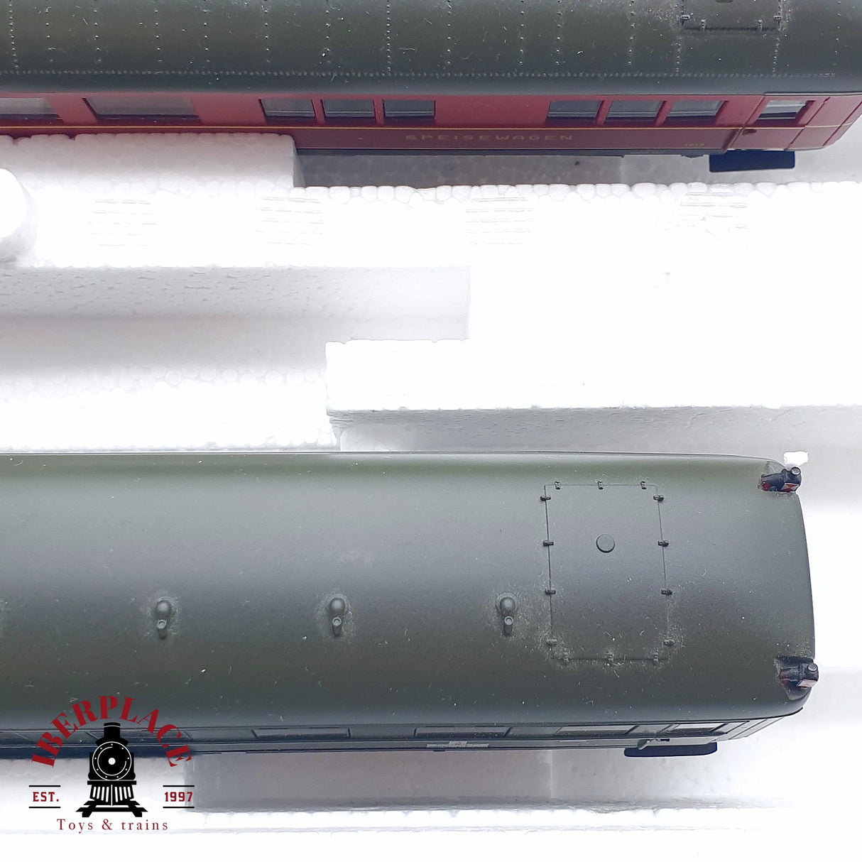 ♻️ 2da mano - Märklin 43258 Set de vagones de tren rápido Berlín-Hamburg Restaurante DR H0 escala 1:87