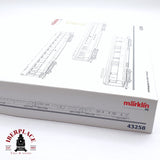 ♻️ 2da mano - Märklin 43258 Set de vagones de tren rápido Berlín-Hamburg Restaurante DR H0 escala 1:87