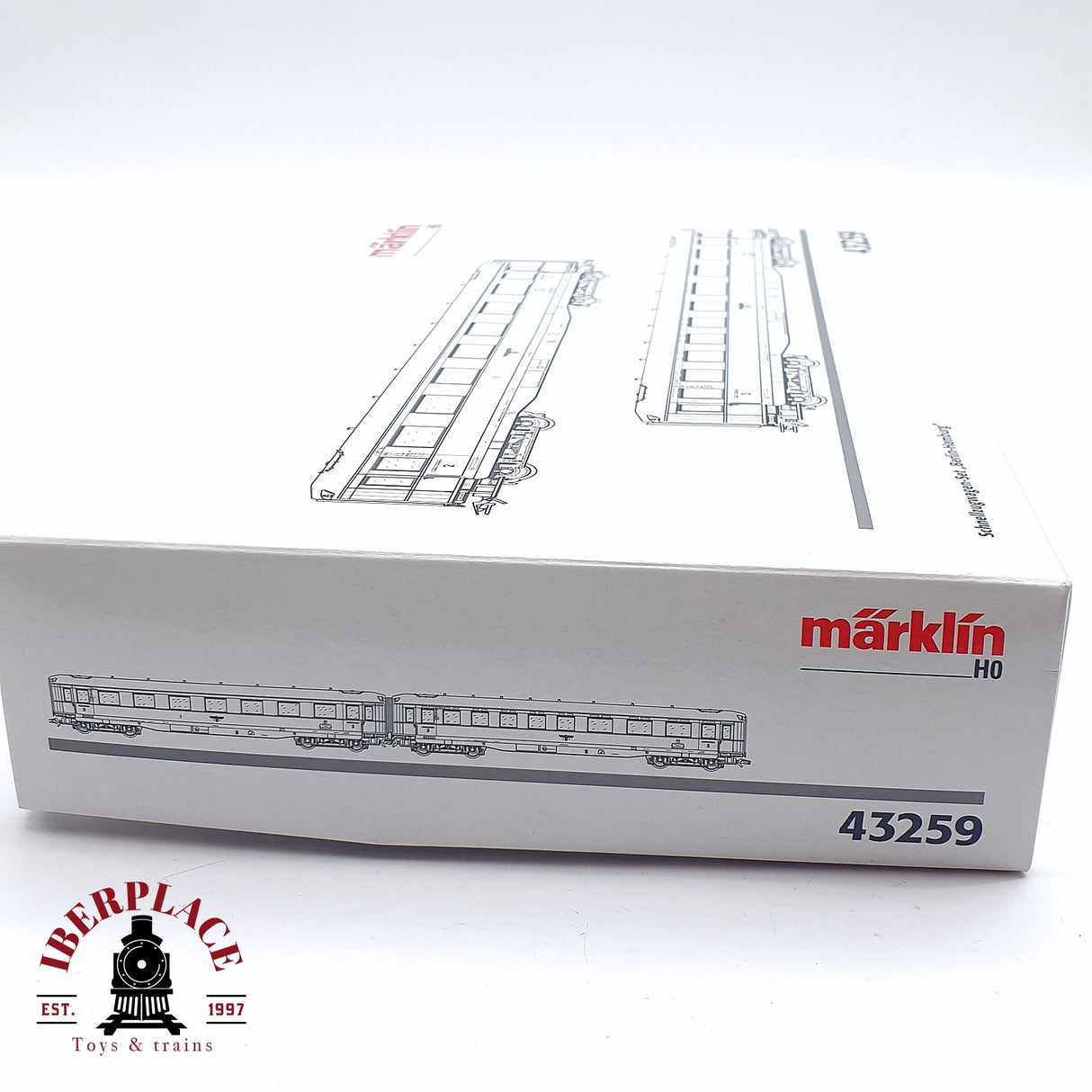 ♻️ 2da mano - Märklin 43259 Set de vagones de tren rápido Berlín-Hamburg H0 escala 1:87
