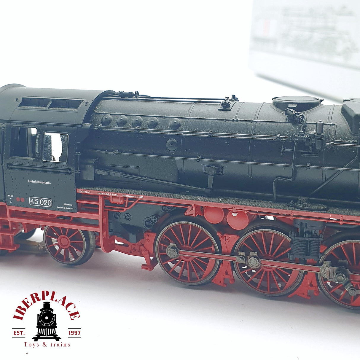 ♻️ 2da mano - Märklin 37450 Digital Locomotora de vapor DB BR 45 020 Negra H0 escala 1:87