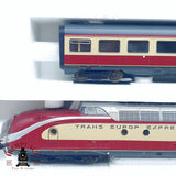 ♻️ 2da mano - DC Roco 43011 Set Tren diesel BR 601 Trans Europ Express H0 escala 1:87