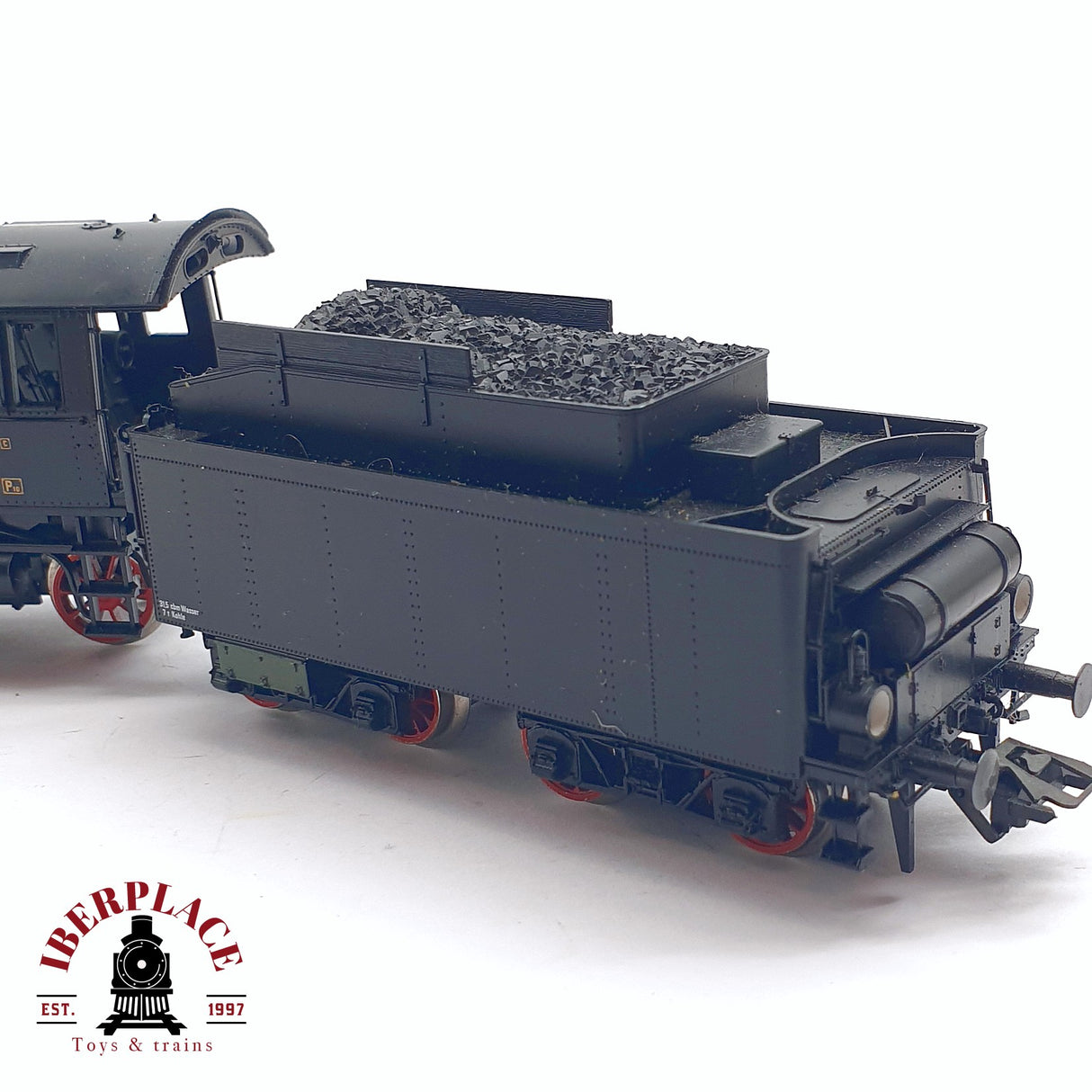 ♻️ 2da mano - AC Fleischmann 1885 Set locomotora P.St.B. 2810 vagones pasajeros H0 escala 1:87