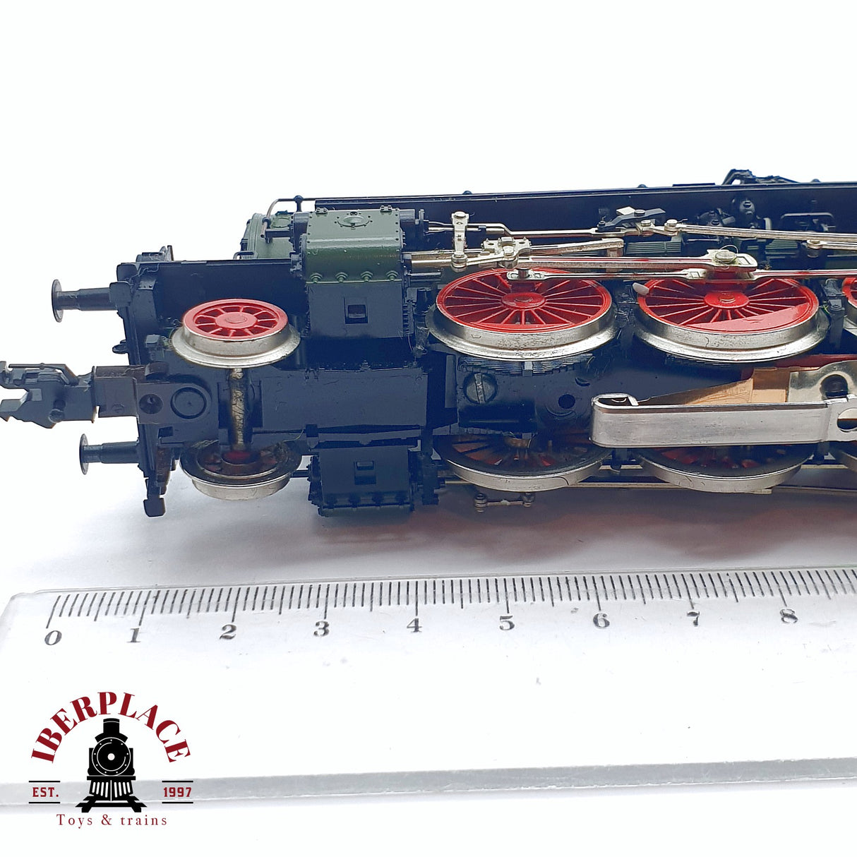 ♻️ 2da mano - AC Fleischmann 1885 Set locomotora P.St.B. 2810 vagones pasajeros H0 escala 1:87