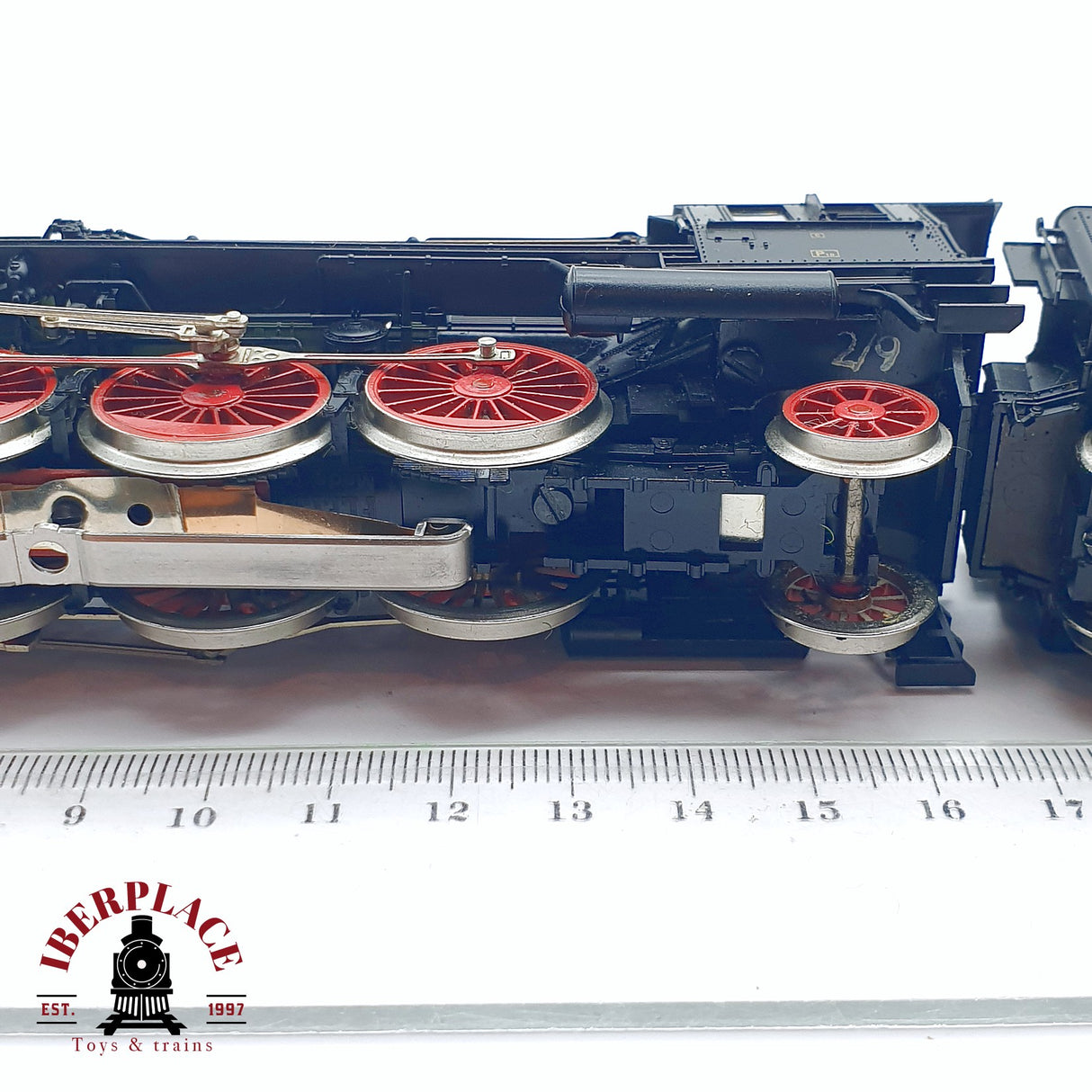 ♻️ 2da mano - AC Fleischmann 1885 Set locomotora P.St.B. 2810 vagones pasajeros H0 escala 1:87