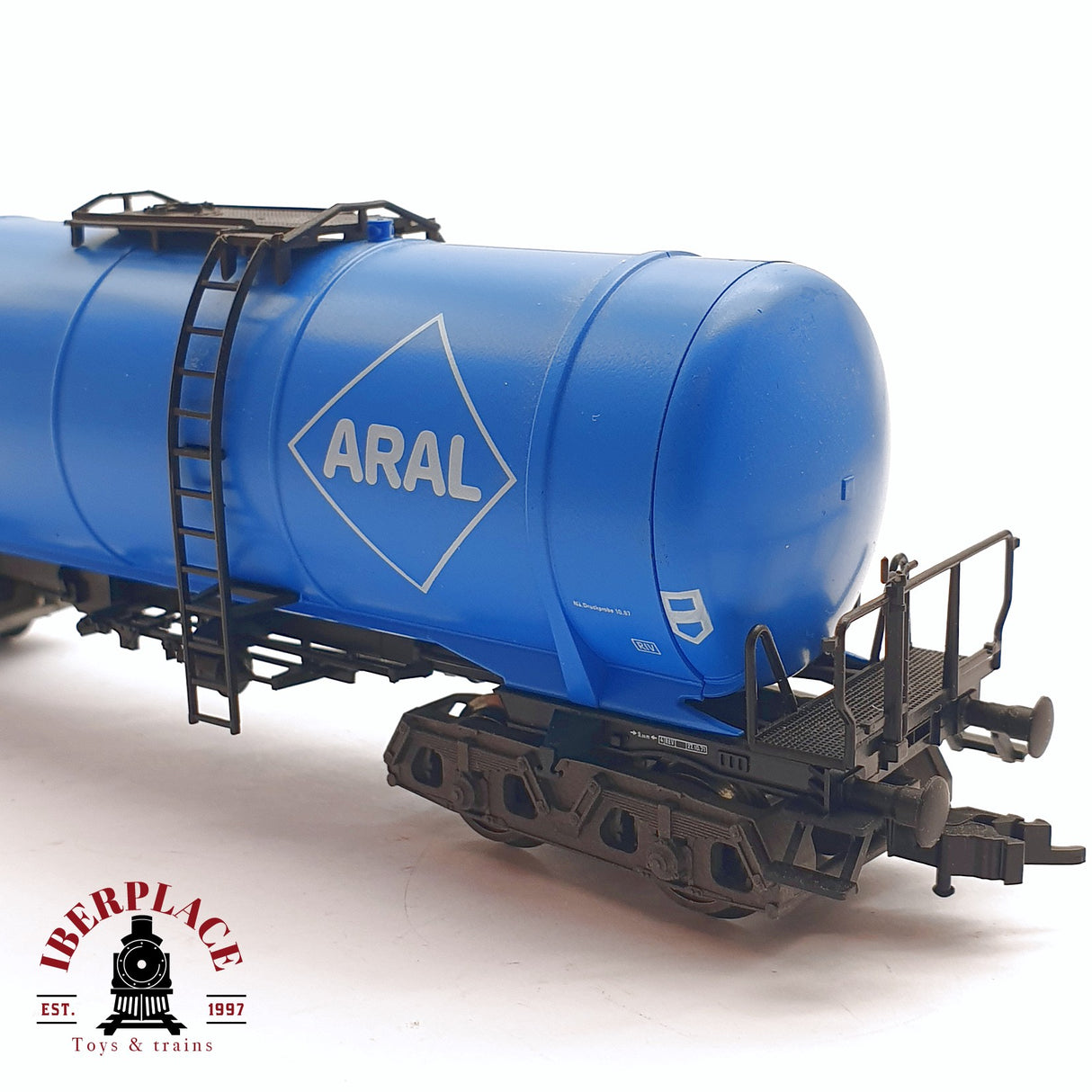 ♻️ 2da mano - DC Fleischmann 5473 vagón cisterna Aral DB H0 escala 1:87