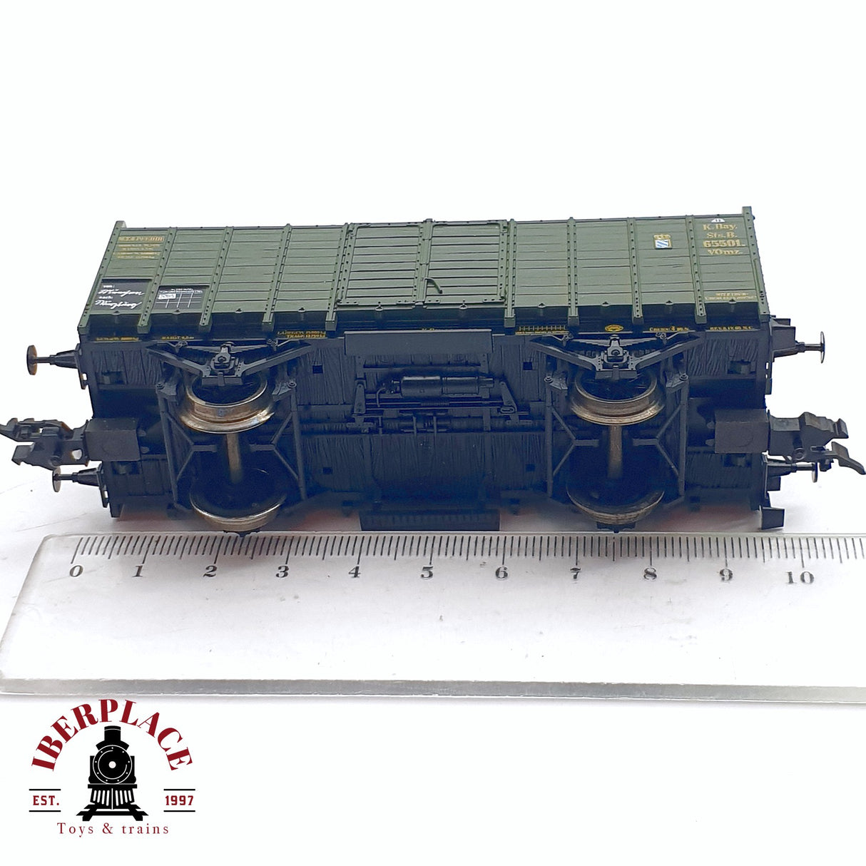 ♻️ 2da mano - DC Trix 33563 vagon abierto K.Bay.Sts.B 65501  H0 escala 1:87