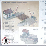 ♻️ 2da mano - Faller B-174 Paso a nivel con casa de vigilante H0 escala 1:87