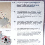 ♻️ 2da mano - Faller B-174 Paso a nivel con casa de vigilante H0 escala 1:87