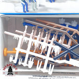 ♻️ 2da mano - DC Fleischmann Kibri vagón cerrado Thomps on's Seifenpulver + figuras personas H0 escala 1:87