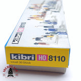 ♻️ 2da mano - DC Fleischmann Kibri vagón cerrado Thomps on's Seifenpulver + figuras personas H0 escala 1:87