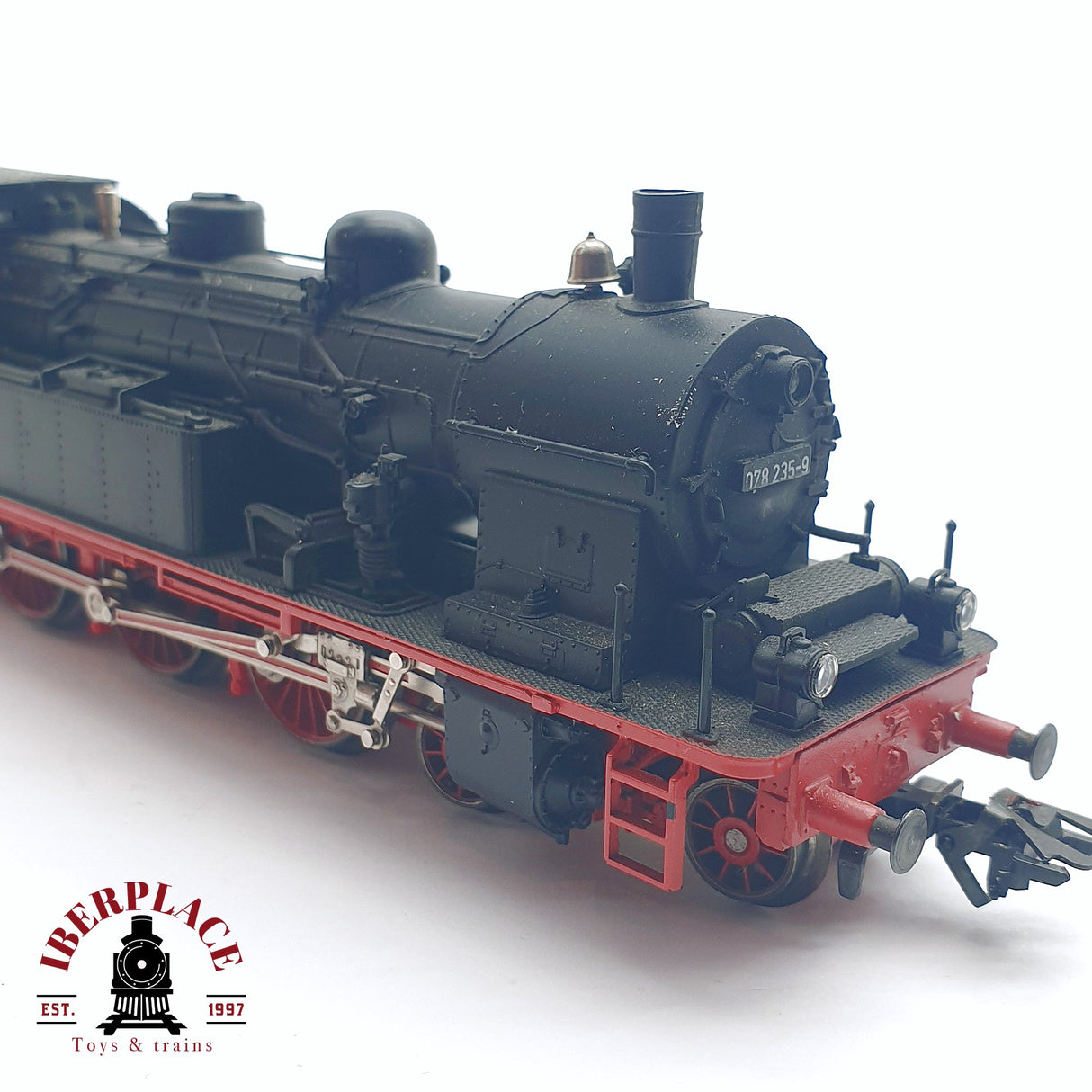♻️ 2da mano - Märklin 3306 Locomotora de vapor DB 078 235-9 Negra H0 escala 1:87
