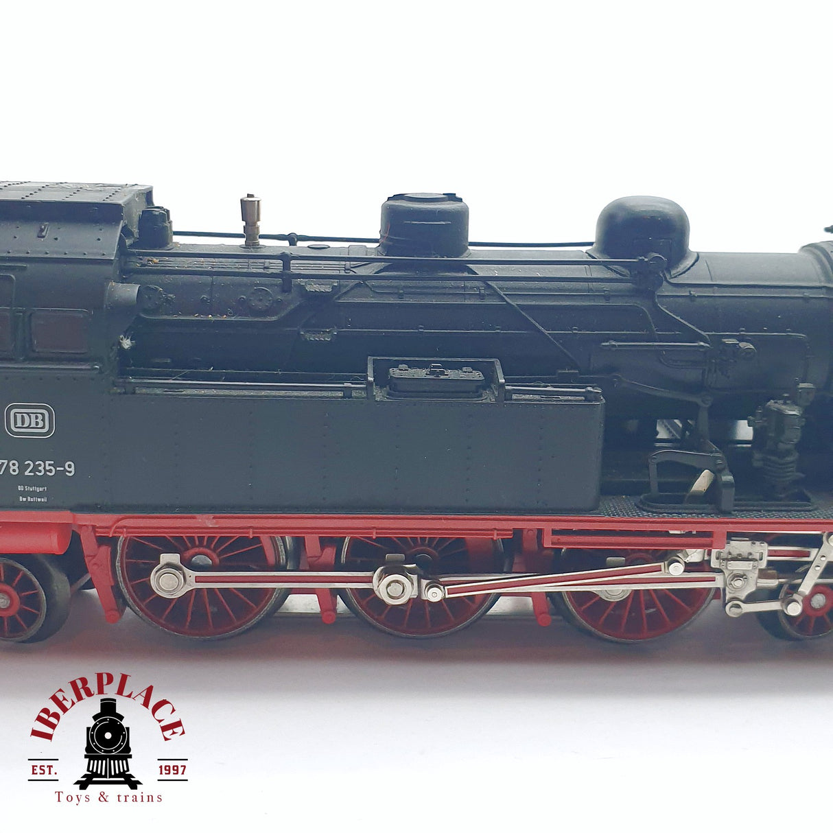 ♻️ 2da mano - Märklin 3306 Locomotora de vapor DB 078 235-9 Negra H0 escala 1:87
