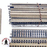 ♻️ 2da mano - 36x Märklin 5106 5108 5200 vías rectas y curvas sistema M H0 escala 1:87