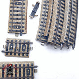 ♻️ 2da mano - 36x Märklin 5106 5108 5200 vías rectas y curvas sistema M H0 escala 1:87