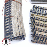 ♻️ 2da mano - 49x Märklin 5106 5100 5200 vías rectas y curvas sistema M H0 escala 1:87