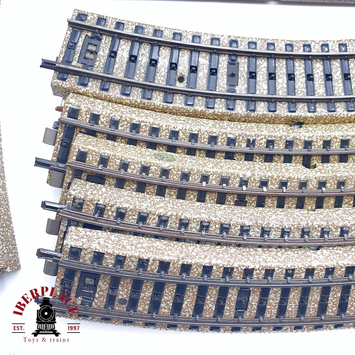 ♻️ 2da mano - 49x Märklin 5106 5100 5200 vías rectas y curvas sistema M H0 escala 1:87