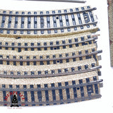 ♻️ 2da mano - 49x Märklin 5106 5100 5200 vías rectas y curvas sistema M H0 escala 1:87