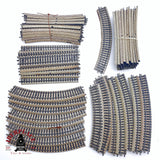 ♻️ 2da mano - 45x Märklin 5120 5100 5106 vías rectas y curvas sistema M H0 escala 1:87
