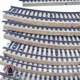 ♻️ 2da mano - 45x Märklin 5120 5100 5106 vías rectas y curvas sistema M H0 escala 1:87