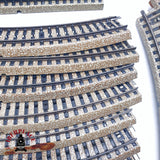 ♻️ 2da mano - 45x Märklin 5120 5100 5106 vías rectas y curvas sistema M H0 escala 1:87