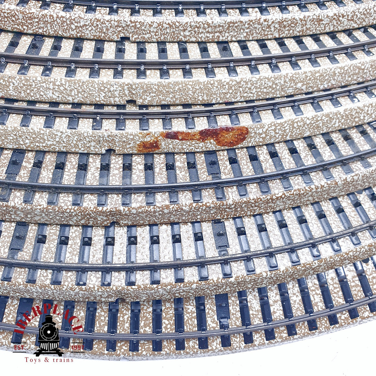 ♻️ 2da mano - 45x Märklin 5120 5100 5106 vías rectas y curvas sistema M H0 escala 1:87