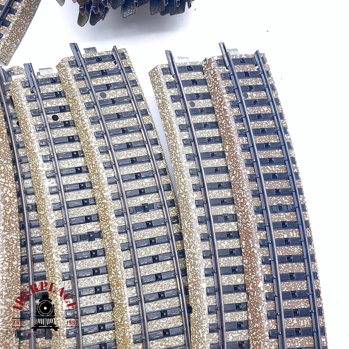 ♻️ 2da mano - 45x Märklin 5120 5100 5106 vías rectas y curvas sistema M H0 escala 1:87