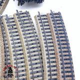 ♻️ 2da mano - 45x Märklin 5120 5100 5106 vías rectas y curvas sistema M H0 escala 1:87