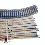 ♻️ 2da mano - 45x Märklin 5120 5100 5106 vías rectas y curvas sistema M H0 escala 1:87