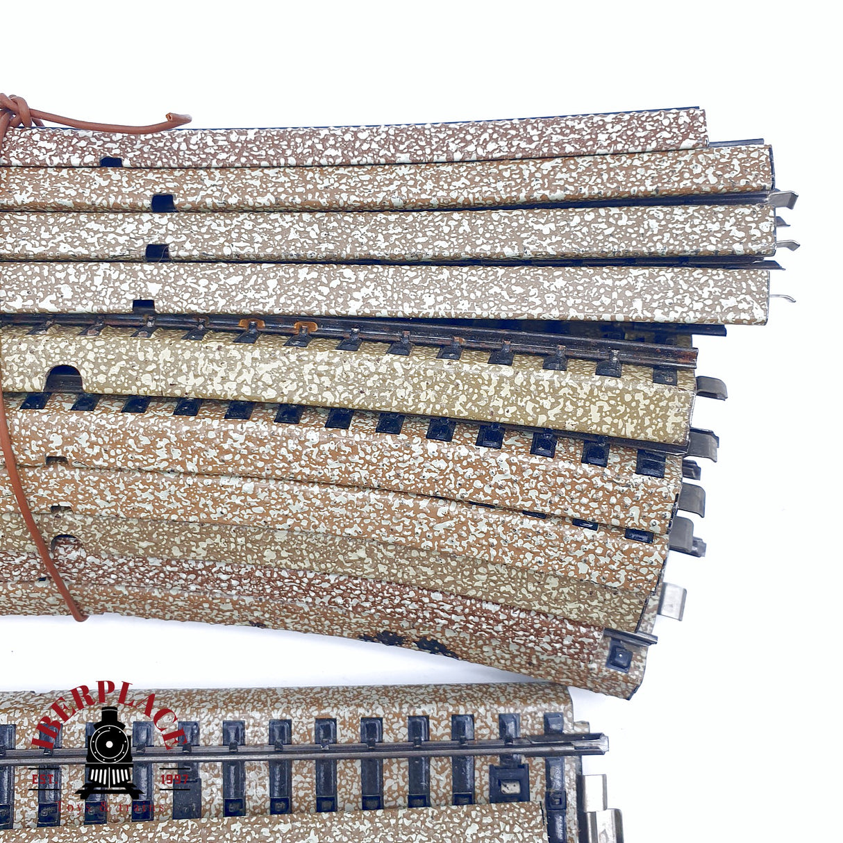 ♻️ 2da mano - 45x Märklin 5120 5100 5106 vías rectas y curvas sistema M H0 escala 1:87