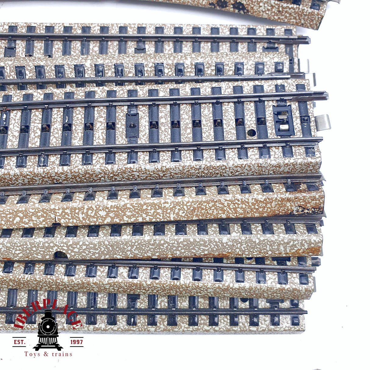 ♻️ 2da mano - 45x Märklin 5120 5100 5106 vías rectas y curvas sistema M H0 escala 1:87