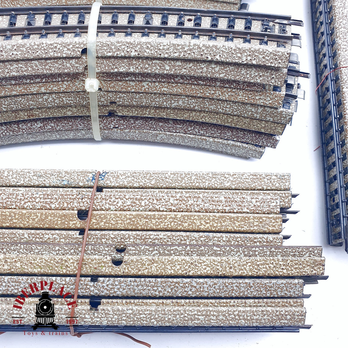 ♻️ 2da mano - 50x Märklin 5100 5106 vías rectas y curvas sistema M H0 escala 1:87