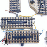 ♻️ 2da mano - 9x Märklin 5118 5106 5112 vías, desvíos, vías de desacoplamiento sistema M H0 escala 1:87