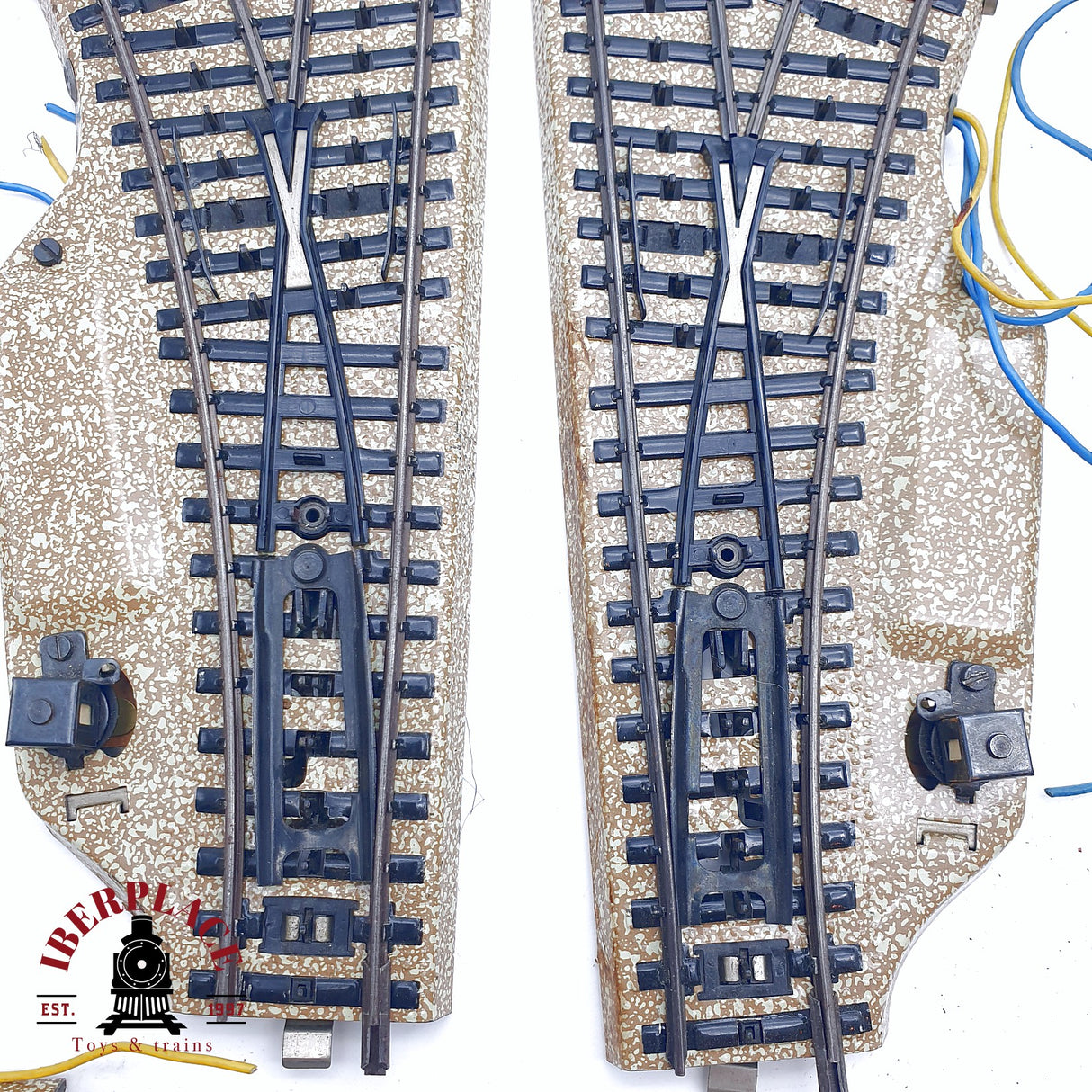 ♻️ 2da mano - 9x Märklin 5118 5106 5112 vías, desvíos, vías de desacoplamiento sistema M H0 escala 1:87