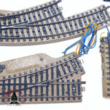 ♻️ 2da mano - 7x Märklin 5142 5112 Desviós izquierda derecha vías de desacoplamiento sistema M H0 escala 1:87
