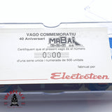 🆕 Electrotren - DC Vagón conmemorativo Mabar 40 aniversario 300 de 500 unidades H0 escala 1:87