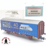 🆕💡  Electrotren - DC Vagón conmemorativo Mabar 40 aniversario 232 de 500 unidades, Falta tope H0 escala 1:87