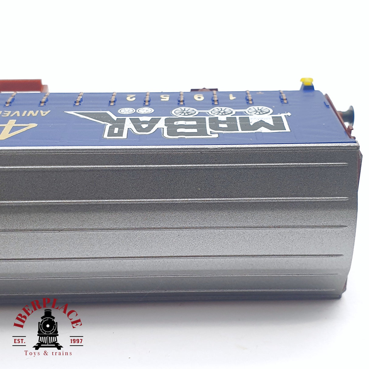 🆕💡  Electrotren - DC Vagón conmemorativo Mabar 40 aniversario 232 de 500 unidades, Falta tope H0 escala 1:87