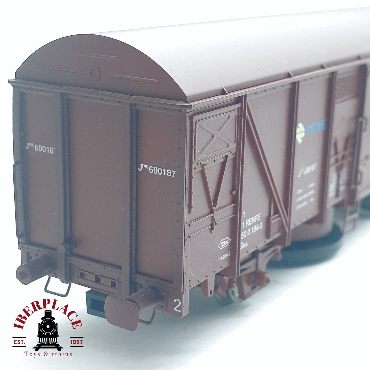 🆕 Mabar -   81800 Vagón limpiavías RENFE 600187 analógico DC Nuevo con caja H0 escala 1:87