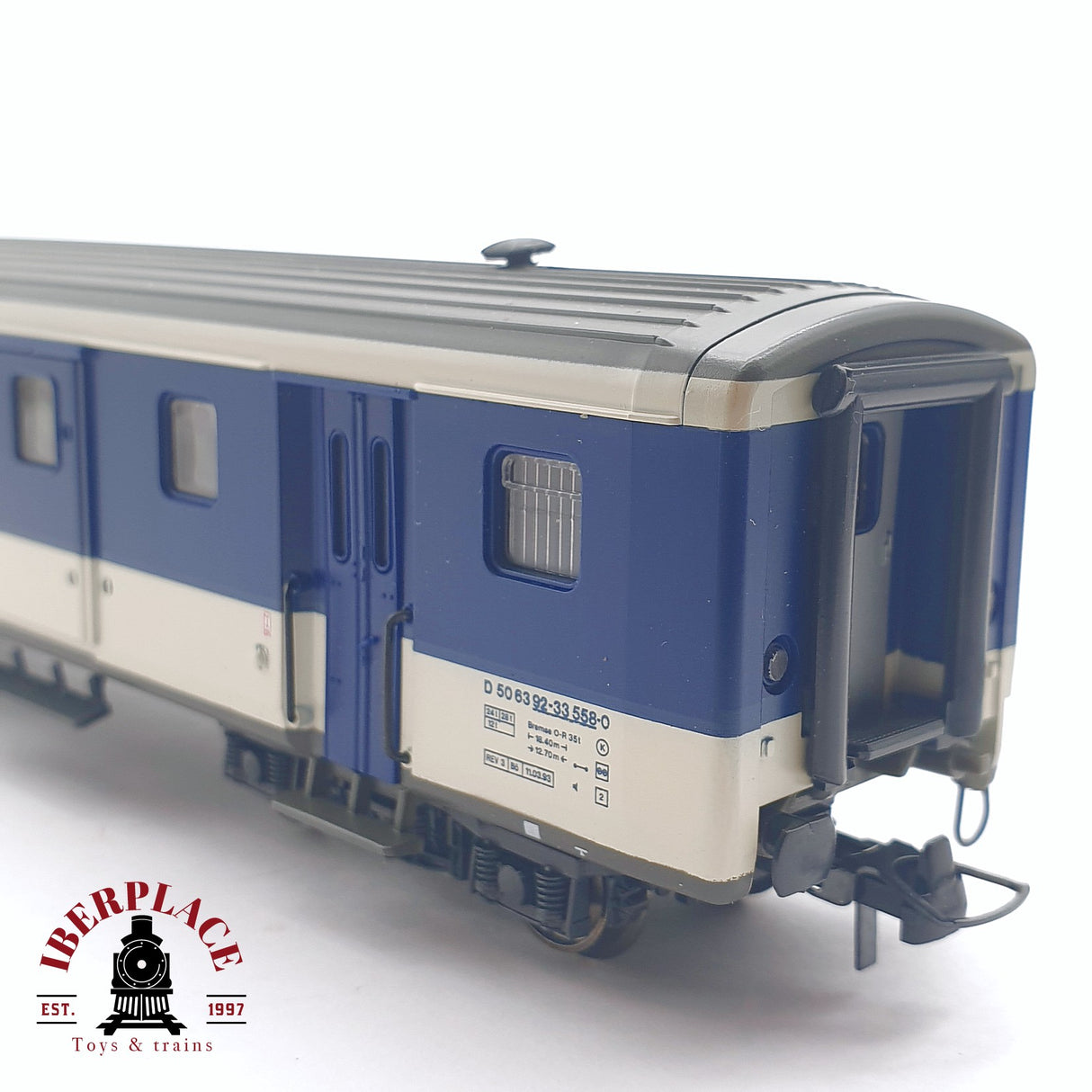 ♻️ 2da mano - Roco 44476 Furgon BLS Lötschbergbahn H0 escala 1:87