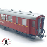 ♻️ 2da mano - DC BEMO 3274 114 coche restaurante Rhb rojo H0m/H0n3 escala