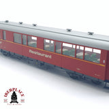 ♻️ 2da mano - DC BEMO 3274 114 coche restaurante Rhb rojo H0m/H0n3 escala